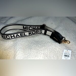 NWT Michael Kors Black Logo Webbing Strap 🔥🔥